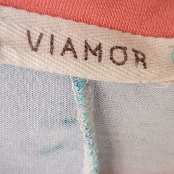 Viamor Striped Floral Dress Size Large - Picture 3 of 10